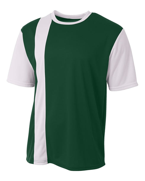 A4 Youth Legend Soccer Jersey (NB3016), Color 'Forest/White'
